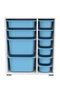 Hanah Home Zen 2D2K6U Blanco y Azul